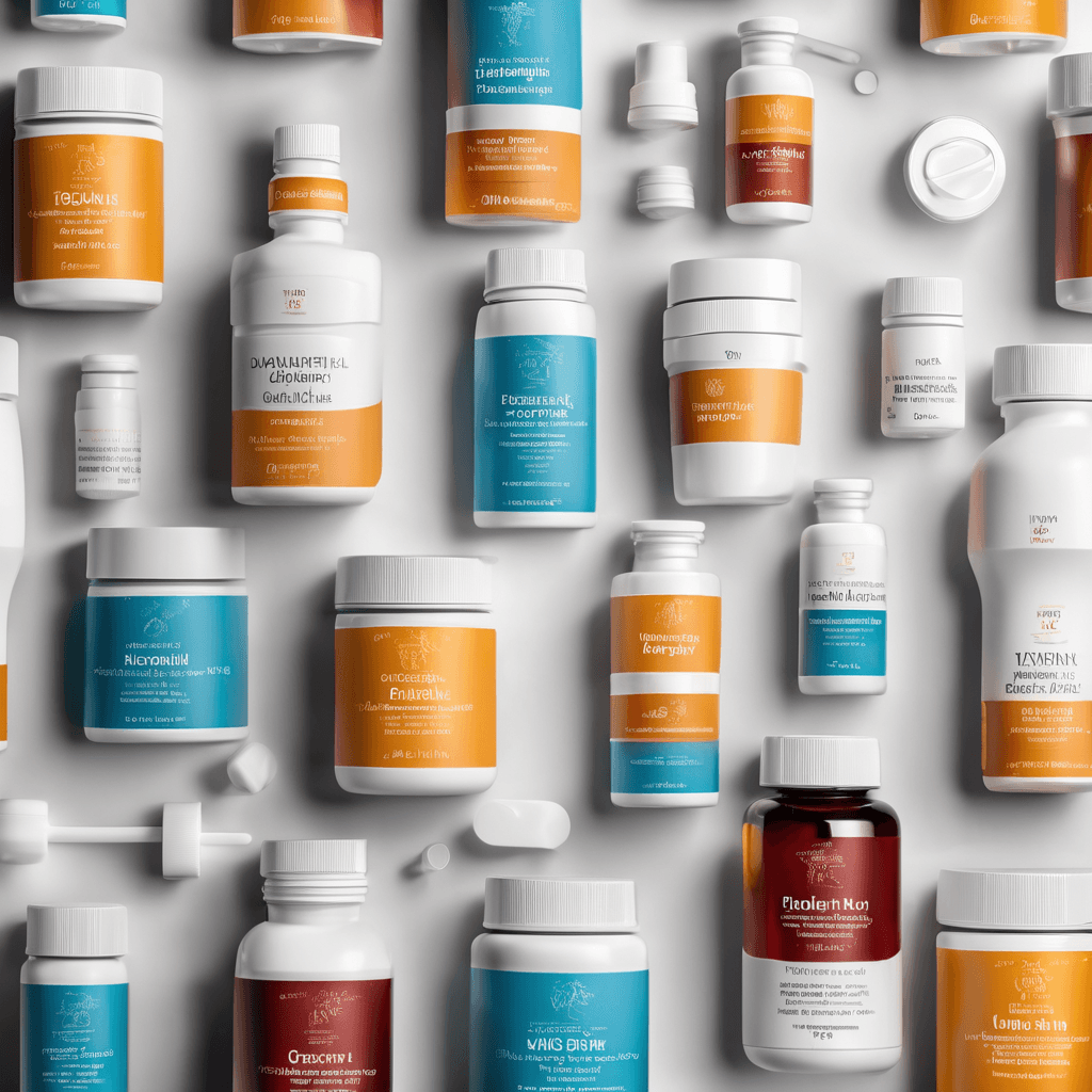 Kemasan Suplemen: Botol Vitamin dan Mineral yang Efektif