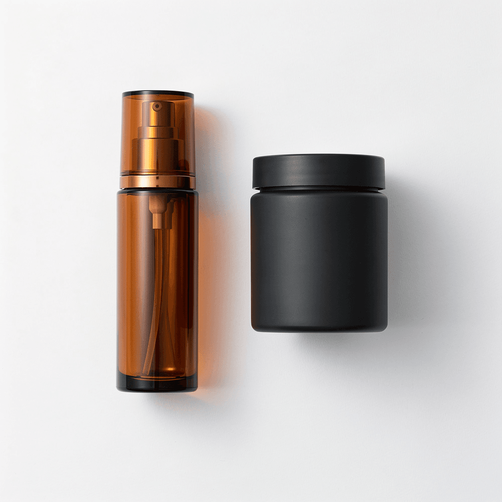 Kemasan Skincare Anti-Oksidasi untuk Serum Vitamin C dan Retinol