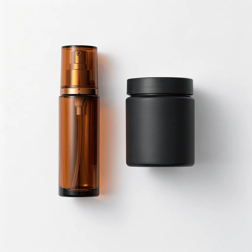 Kemasan Skincare Anti Oksidasi untuk Serum Vitamin C dan Retinol