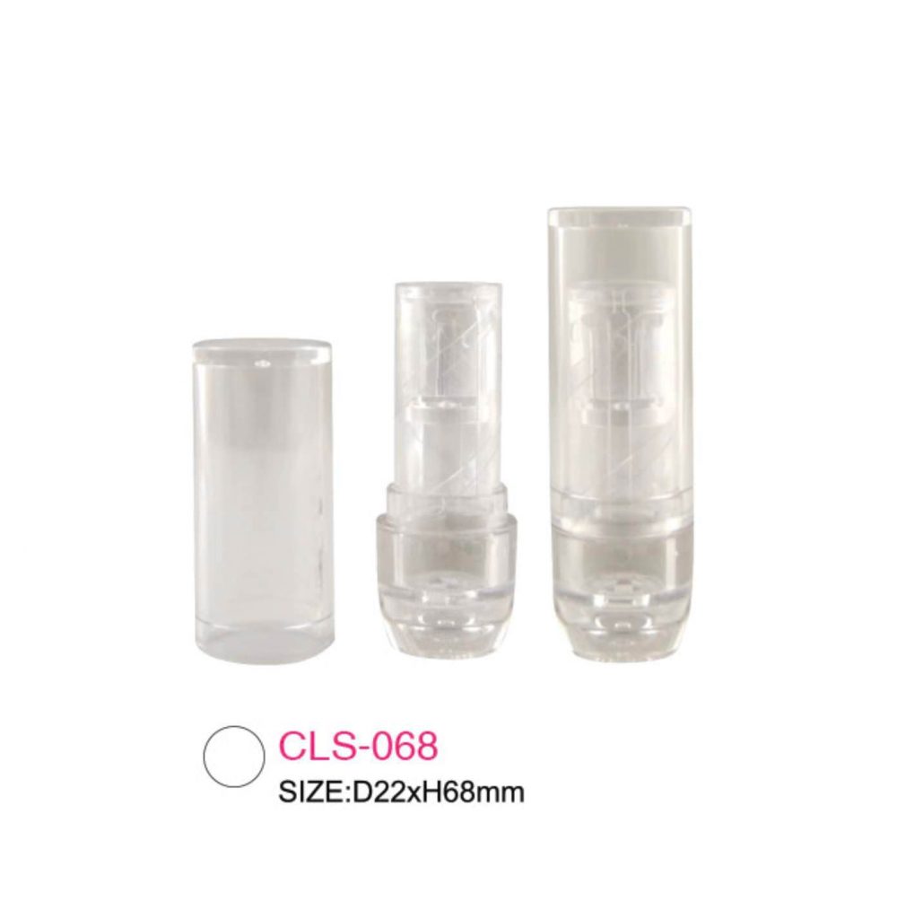 Botol kontainer lipsticks plastik tabung bening glossy Kode: CLS-068