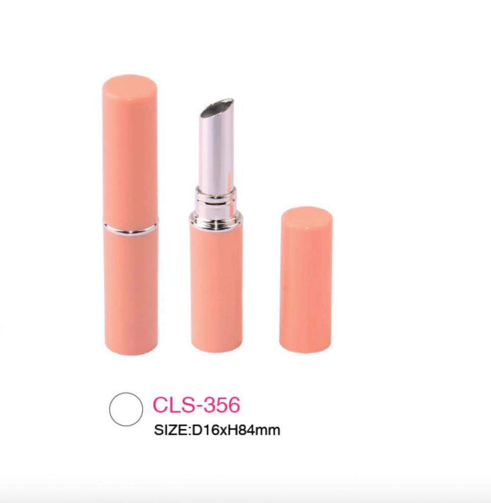 Packaging lipsticks plastik tabung warna peach Kode: CLS-356