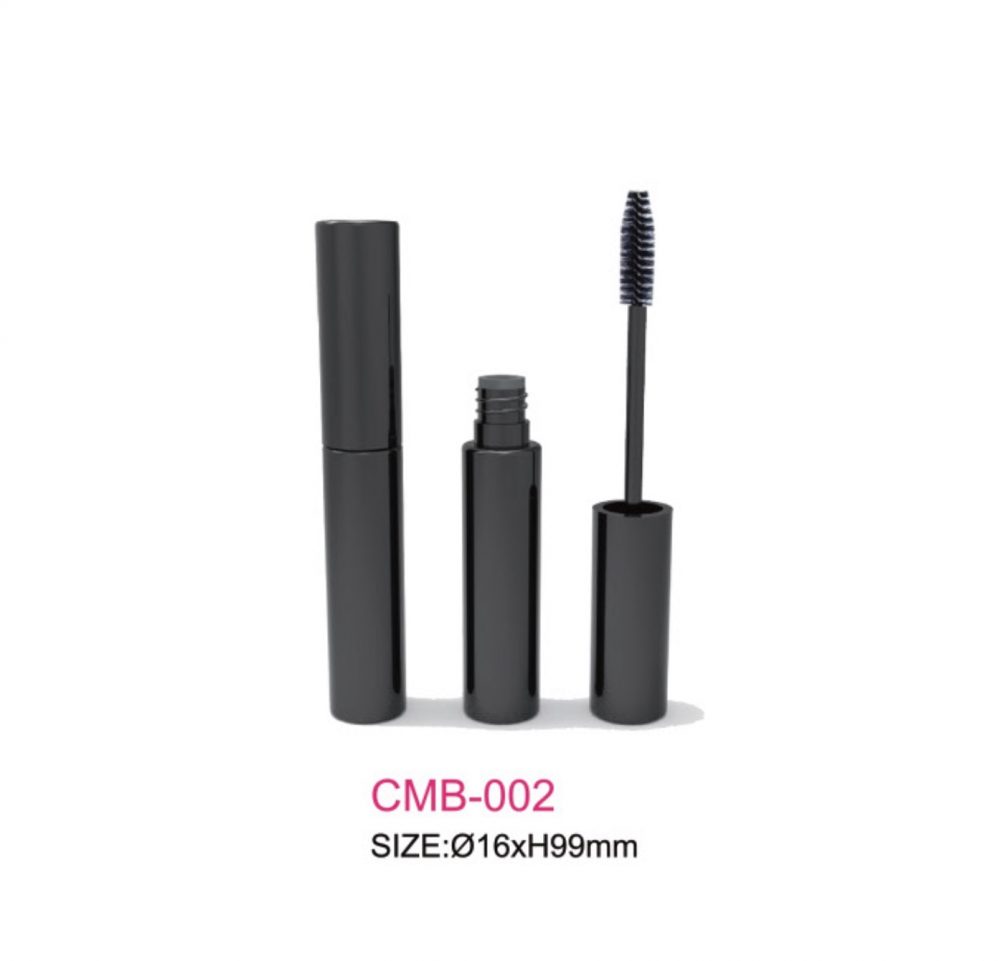 Botol kemasan kosmetik maskara bentuk tube warna hitam solid Kode CMB-002