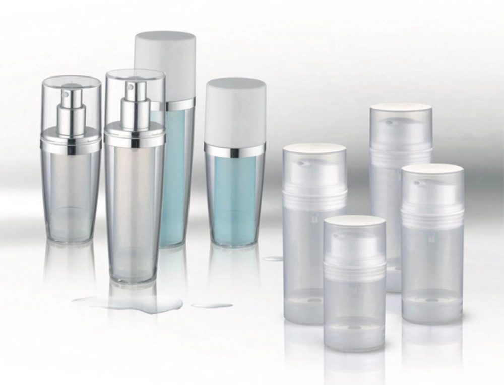 Packaging skin care bentuk tube bahan akrilik model spray aneka warna aneka ukuran | MWA-6/MWB-19