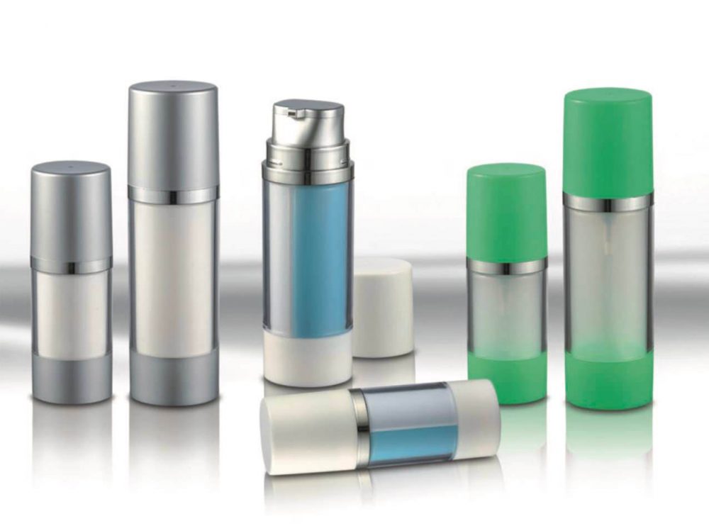 Packaging skin care bentuk tube bahan akrilik model pump aneka warna ukuran 30ml & 50ml | MWA-22