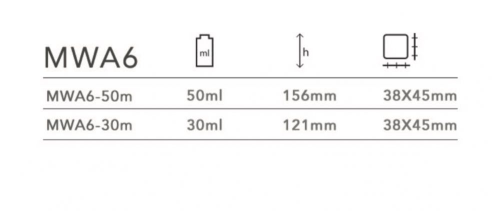 Packaging skin care bentuk tube bahan akrilik model spray aneka warna aneka ukuran | MWA-6/MWB-19 - Image 2