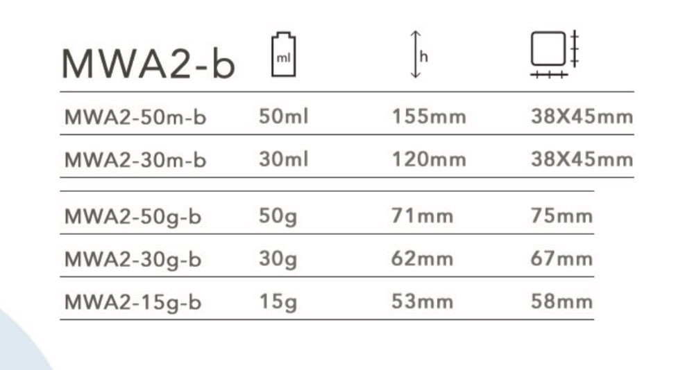 Packaging skin care bentuk tube & jar bahan akrilik warna gold transparan aneka ukuran | MWA-2b - Image 2