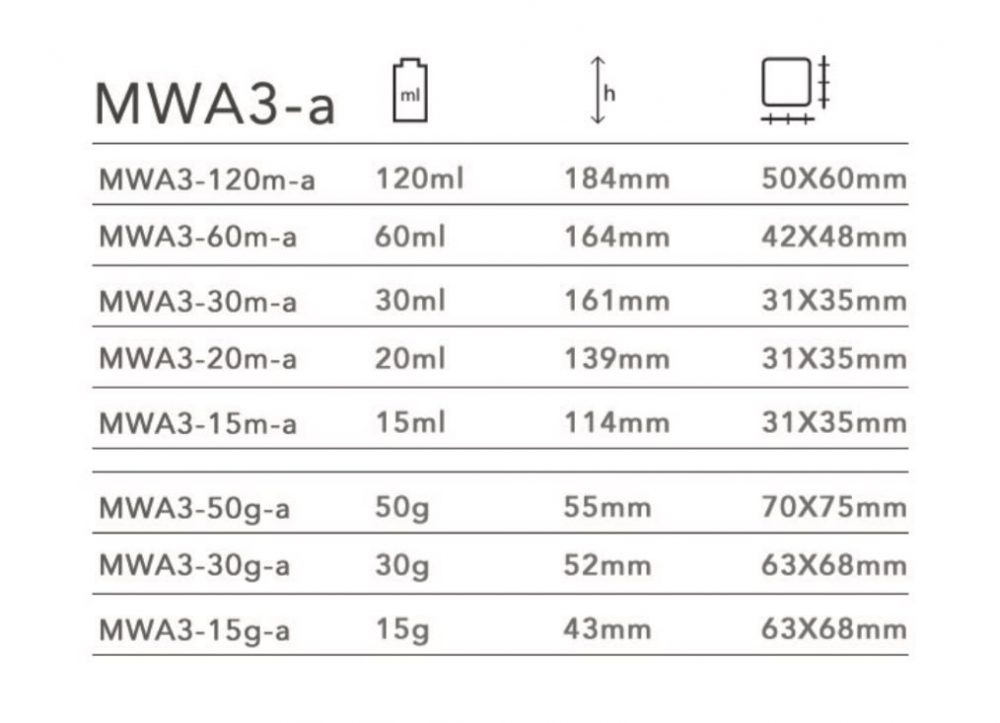 Packaging skin care bentuk persegi pump & jar bahan akrilik warna silver aneka ukuran | MWA-3a - Image 2