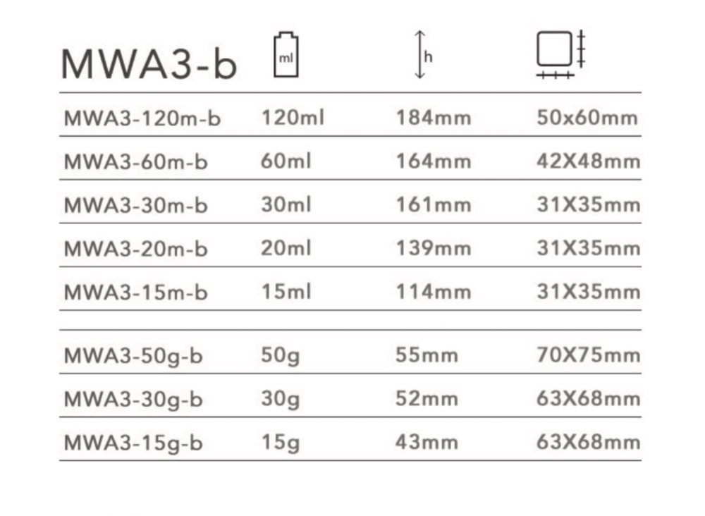 Packaging skin care bentuk persegi pump & jar bahan akrilik warna ungu & silver aneka ukuran | MWA-3b - Image 2