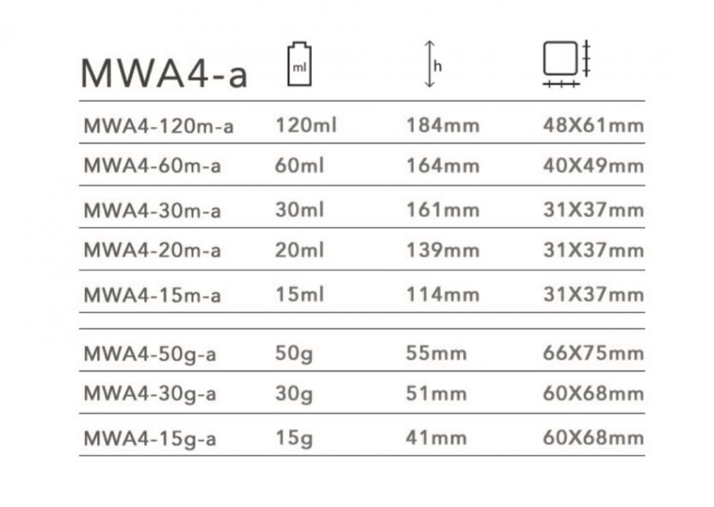 Packaging skin care bentuk tube pump & jar bahan akrilik warna coklat aneka ukuran | MWA-4a - Image 2