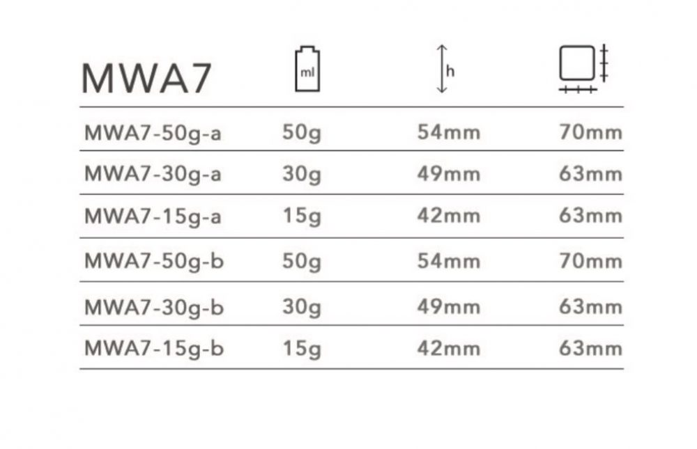 Packaging skin care bentuk jar bahan akrilik warna gold & cream aneka ukuran | MWA-7 - Image 2
