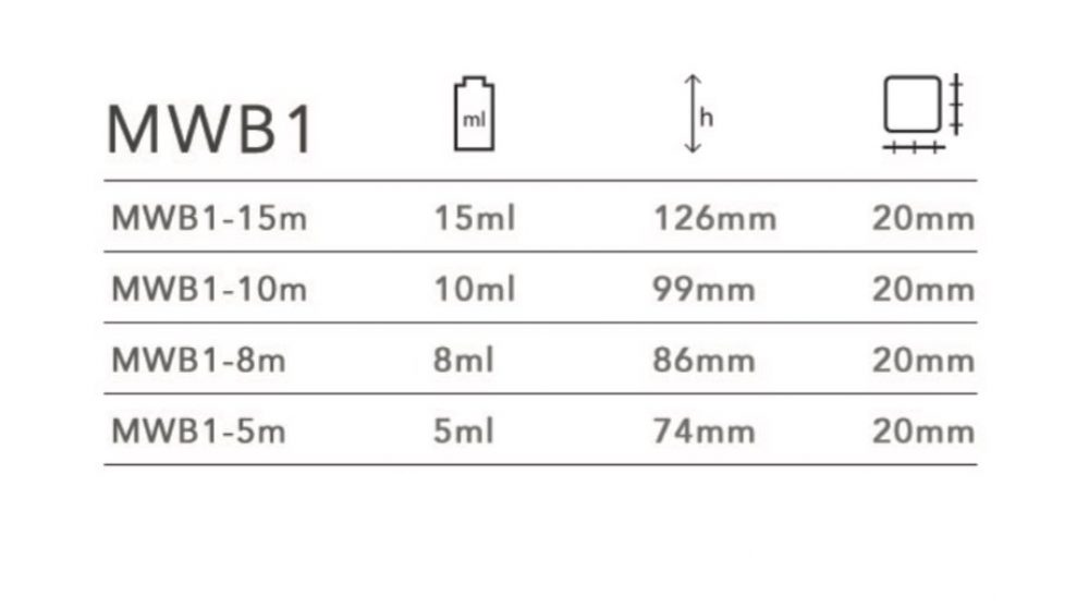 Packaging skin care bentuk tube model pump bahan akrilik aneka warna & ukuran | MWB-1 - Image 2